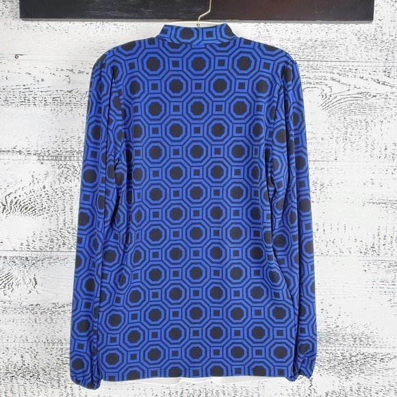 Michael Michael Kors Tie Neckline Jersey Knit Blouse New With Tag Size Medium - Picture 4 of 9